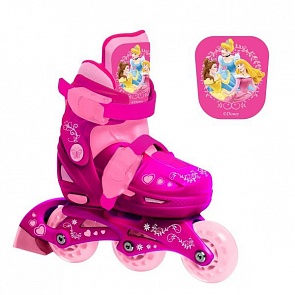 Ролики раздвижные с пластиковой рамой, размер 28-31, дизайн Принцессы (Shantou, PRS(28-31)Psim)